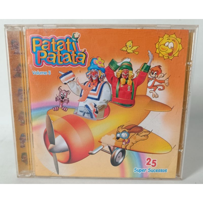 CD Patati Patatá Volume 5 música infantil raridade clássico colecionador