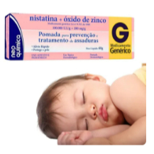 Pomada Antiassaduras Nistatina + Óxido de Zinco Genérico Neo Química 60g