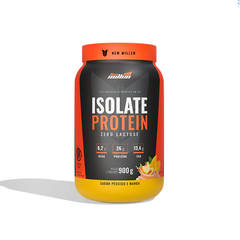 NEW MILLEN WHEY 100% ISOLATE PROTEIN, ISOLADO 900G ZERO LACTOSE