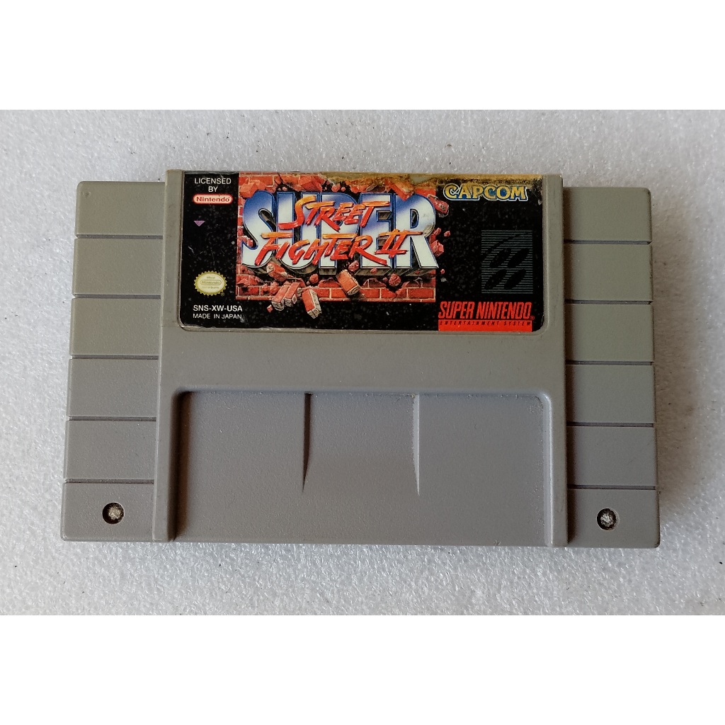 Super Street Fighter II original americano para Super Nintendo - Funcionando - Usado