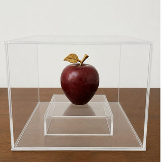 caixa de acrílico decorativa/caixa com frutas/maçã decorativa/pêra decorativa/uva decorativa/decoração cozinha