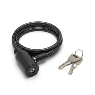 Trava Cadeado Cabo Aço Flexível Antifurto Moto Bicicleta Bike Portão 2 Chaves Segurança