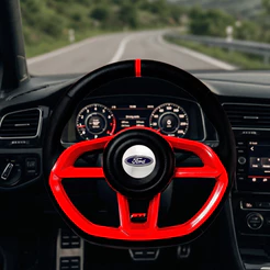 Volante GTI Vermelho Ford Maverick Corcel I Belina I