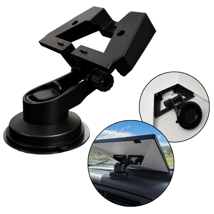 SUPORTE UNIVERSAL STARLINK MINI PARA VEÍCULOS COM VENTOSA FIXAÇÃO EM PAINEL CARRO MOTORHOME CAMINHÃO