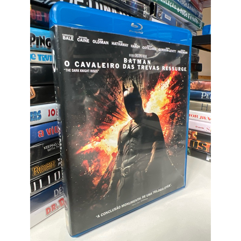 Blu-ray Batman O Cavaleiro das Trevas Ressurge Original Christopher Nolan Christian Bale