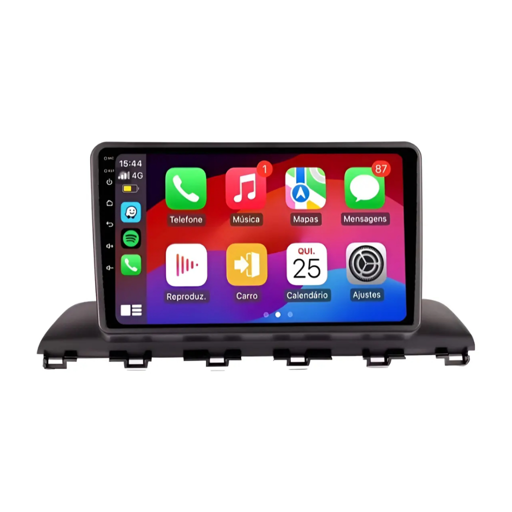 Central Multimídia Android Hyundai HB20 2020 CarPlay Android Auto Tela 9 Pol