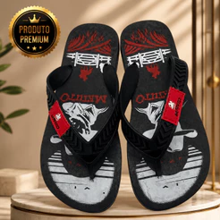 Chinelo Masculino Adulto Manto Borracha Antiderrapante Confortável Casual Praia Dia a Dia