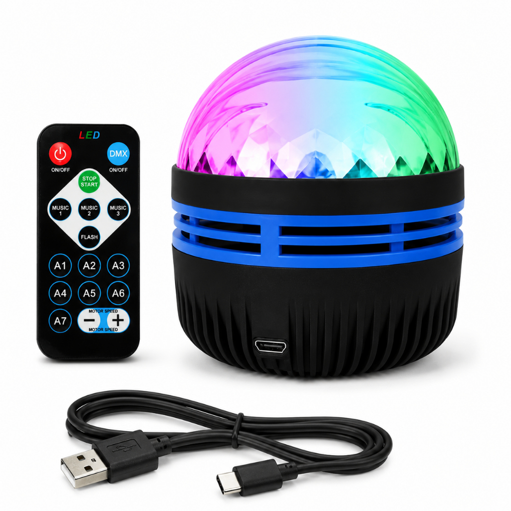 Luminária Projetor Galáxia RGB para Quarto Infantil