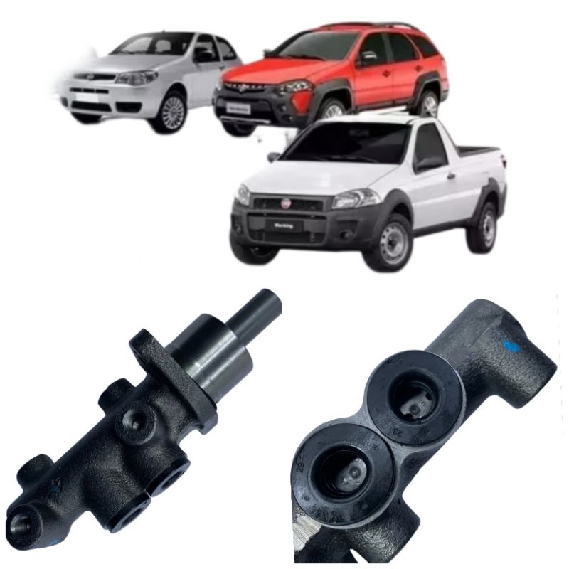 cilindro mestre freio Pálio/Weekend/Strada/Strada fire 1.0/1.3/1.5/1.6/1.8 ano 2003 a 2018 com ABS