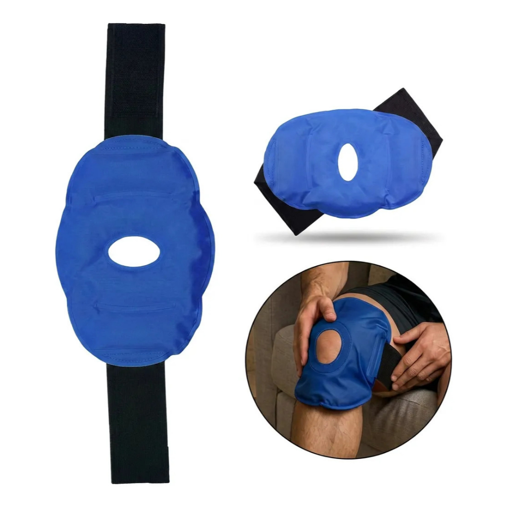 Bolsa Térmica Gel Quente e Fria Reutilizável para Alívio de Dores, Articulações e Lesões - SMILE