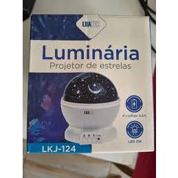 LUATEK Luminária Projetor Estrela 360º Galaxy Abajur Star Master