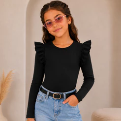 Body Bory Infantil Manga Longa Inverno Blogueirinha Fashion