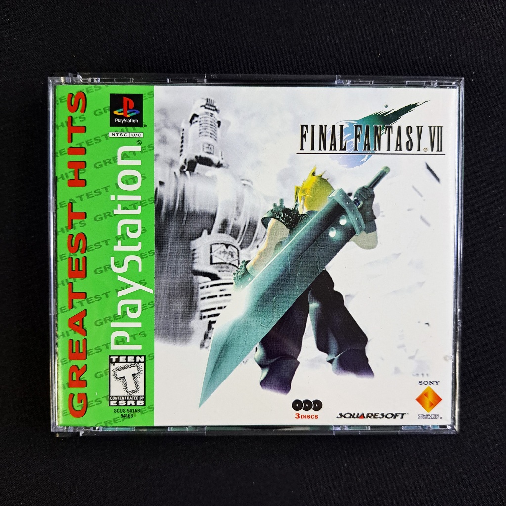 Final Fantasy Vii 7 Americano Completo, Playstation 1, Ps1 - Greatest Hits