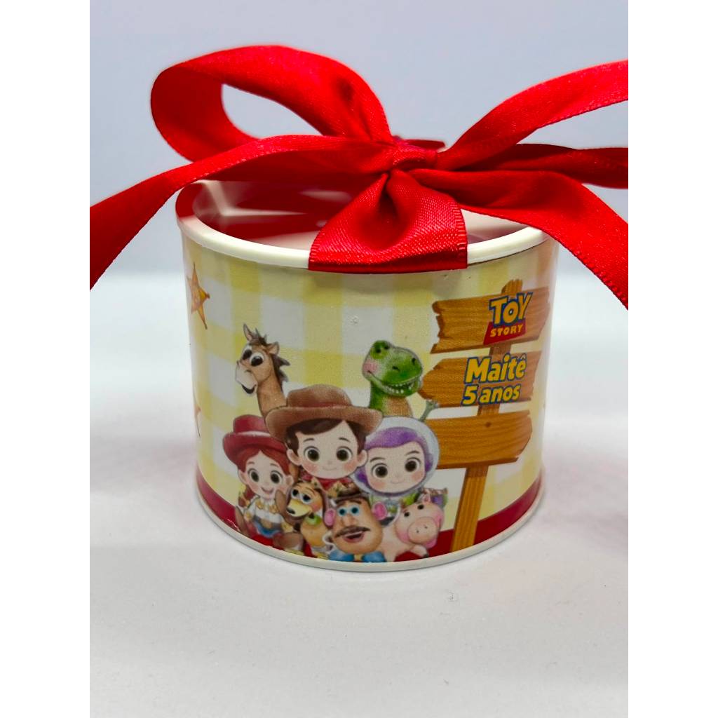 Kit Tubolatas Personalizadas Toy Story 5x6 | Lembrancinha Aniversário Infantil e Festa