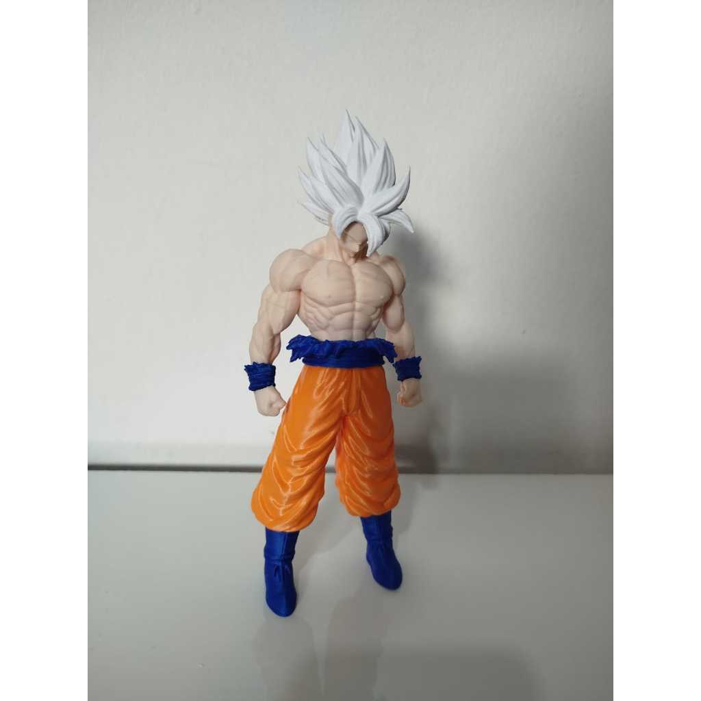 Boneco Action Figure Goku Instinto Superior Anime Dragon Ball