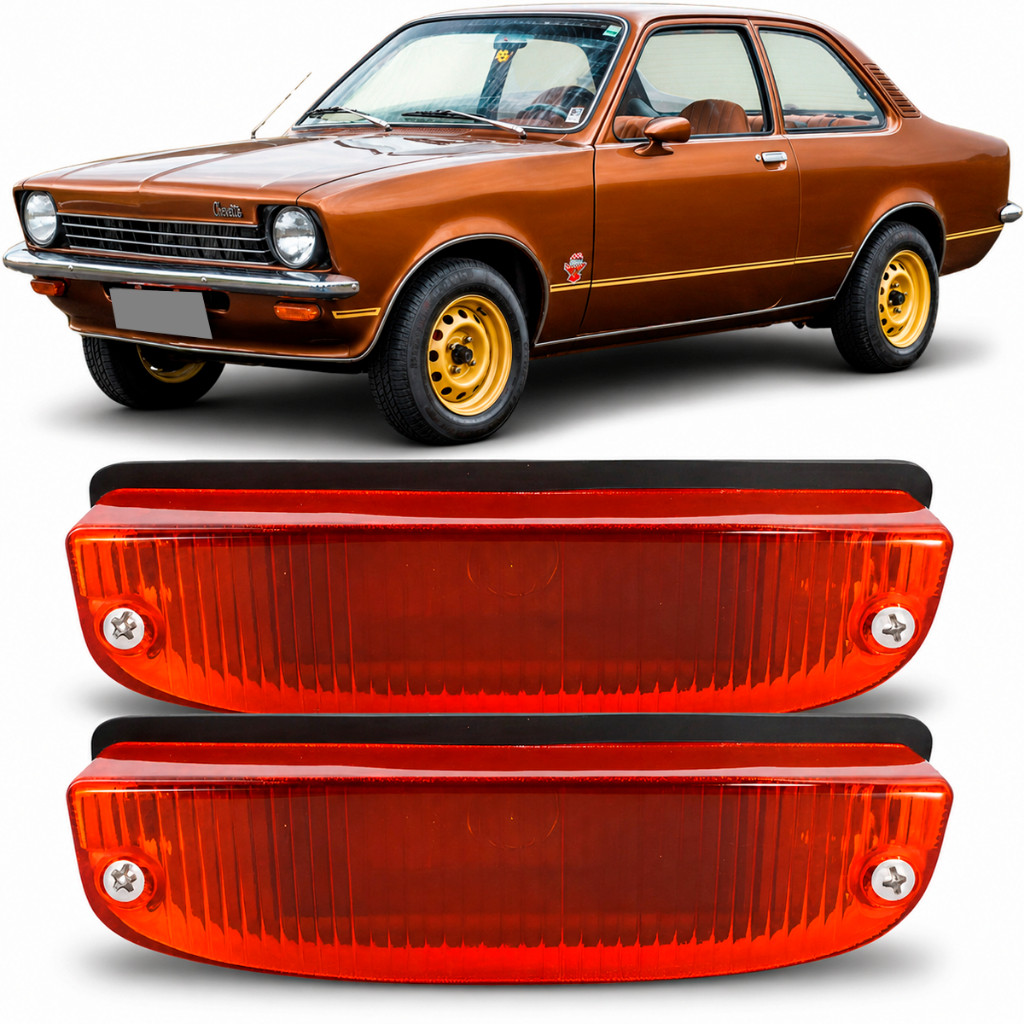 Par Lanterna Pisca Seta Chevette 1973 1982 Âmbar Dianteira