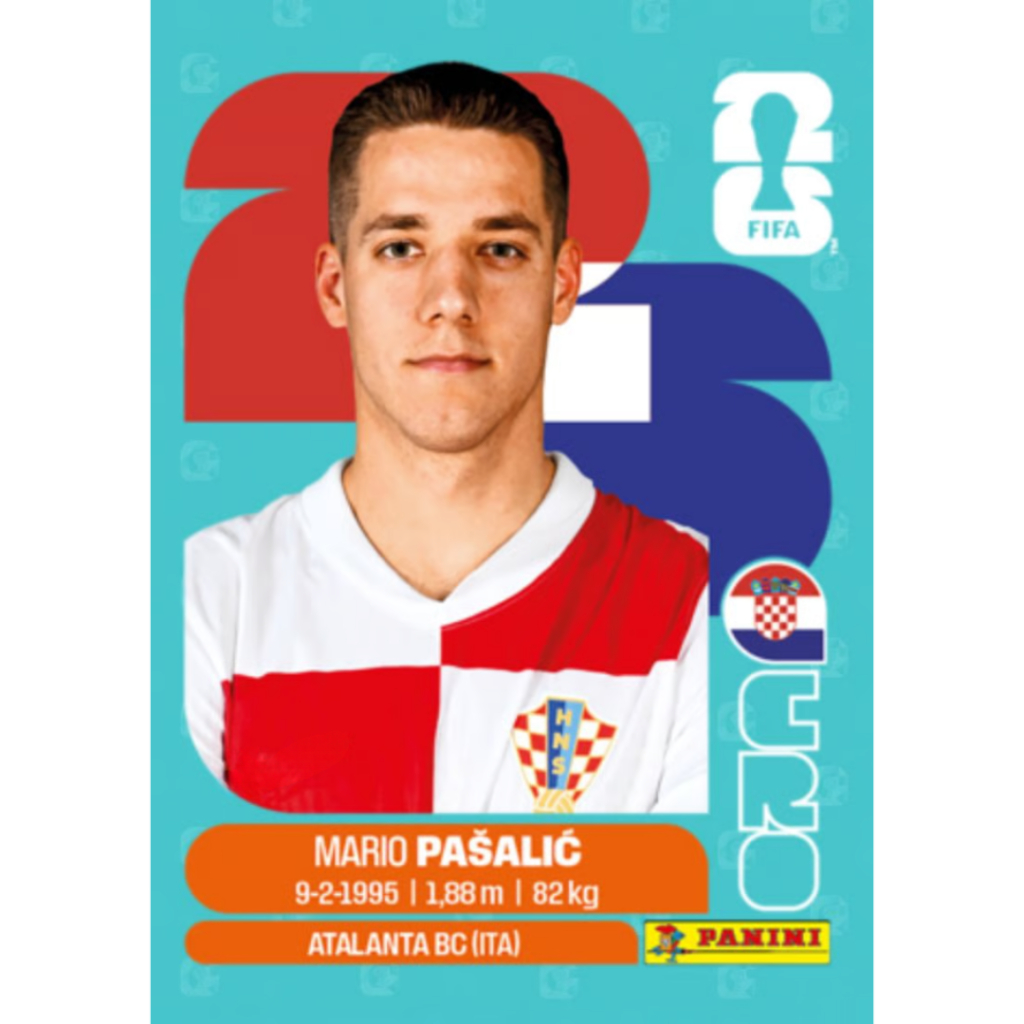 Figurinha Seleção Croácia Avulso Álbum Copa Mundo 2026- CRO - Original