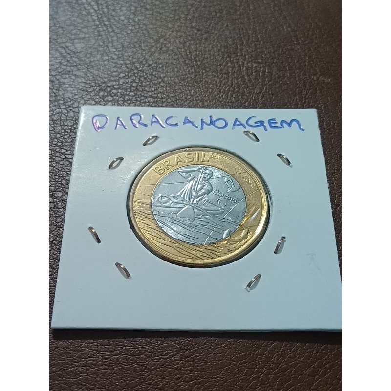 Moeda da comemorativa paracanoagem Rio 2016