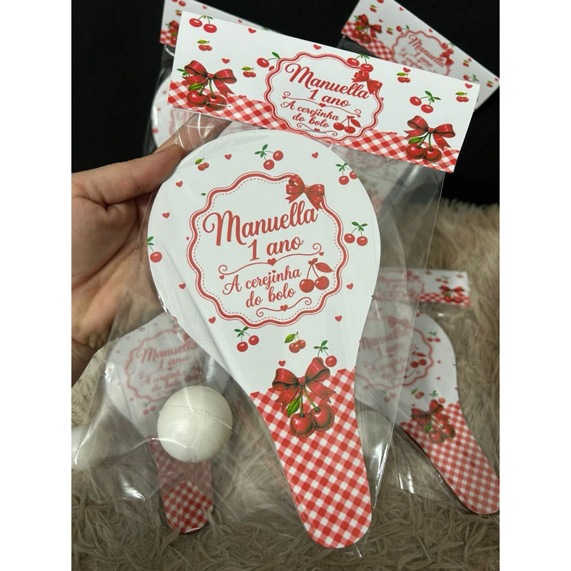 Kit Raquete 🏓 Personalizada Ping Pong Lembrancinha Aniversario