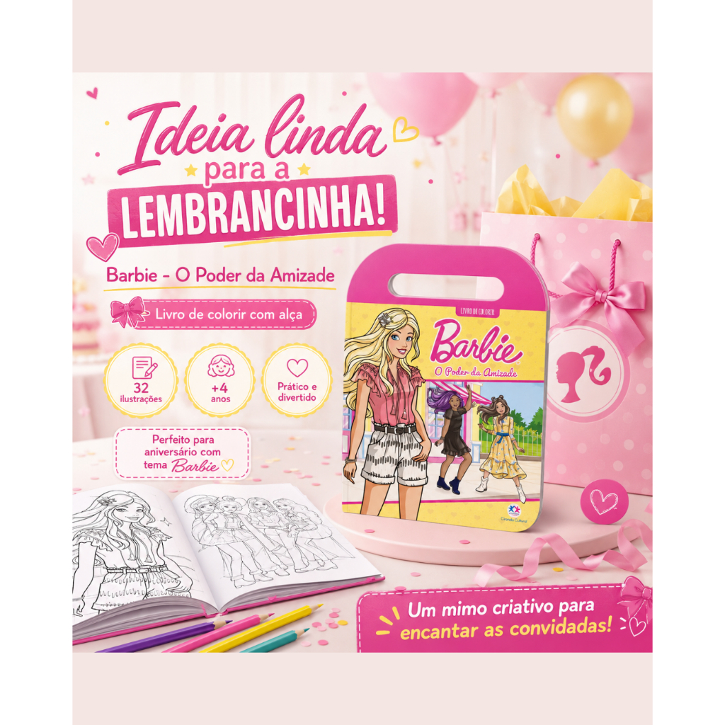 Barbie – O Poder da Amizade | Livro Infantil Ilustrado | Aventuras, Valores & Leitura Divertida