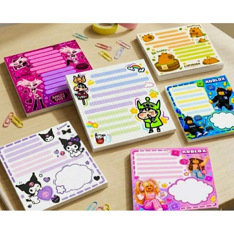 **🧸 BLOQUINHO DE ANOTAÇÕES – 30 FOLHAS 🧸**