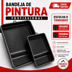 Bandeja Para Pintura Para Tinta Grande ou Pequena Pintura - Zumplast