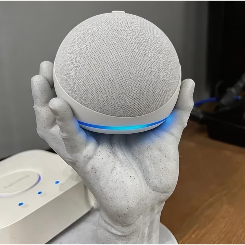 Caixa de Som Bluetooth ALAXE com Alexa, LED e Rádio - Cor Preta