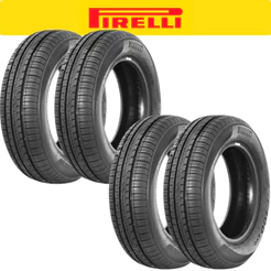 Jogo 4 Pneus 185/60 R15 Pirelli P400 EVO 84H Novos Aro 15