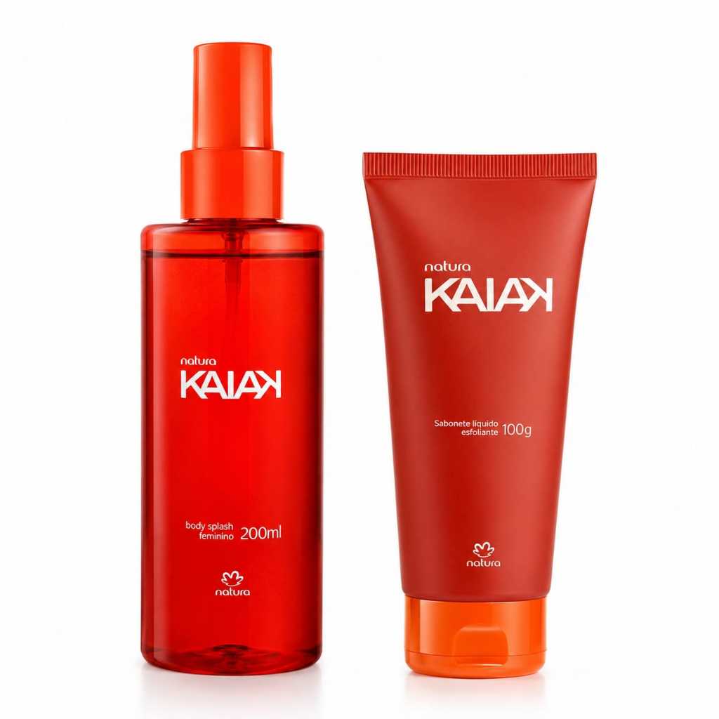 COMBO KAIAK FEMININO BODY SPLASH+ + ESFOLIANTE NATURA