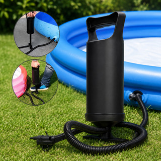 Bomba De Ar Manual 30 cm Inflador Portátil Dia a Dia Para Piscinas, Boias e Colchões