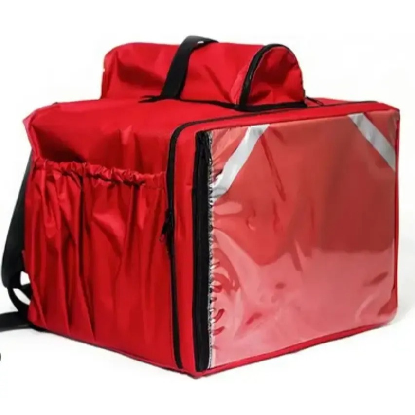 Mochila Bolsa Isopor Grande Pizza Lanche Barca Térmica 45l
