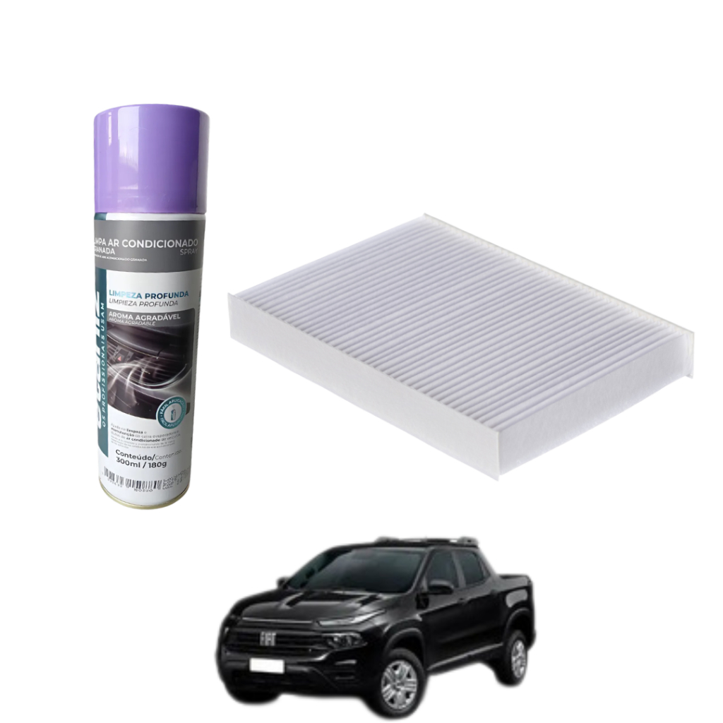 Filtro de ar condicionado JEEP Renegade JEEP COMPASS FIAT TORO CES7719 + higienizador