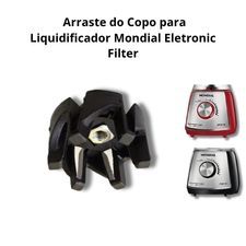 Arraste do Copo para Liquidificador Mondial L60 L66 Peça Reposição