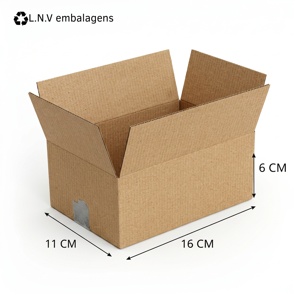 Kit 300 Caixas Papelão 16x11x6 E-commerce Sedex Envios
