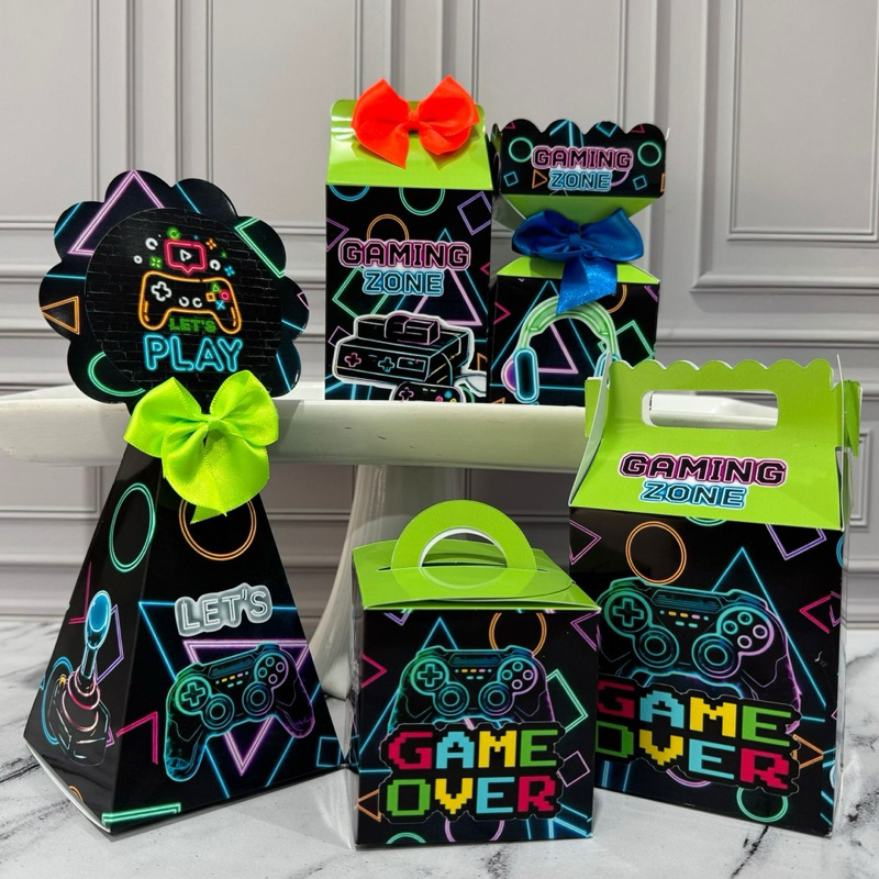 Kit Caixas Personalizadas Video Game/festa/ aniversário/ mimo/ personalizados/ papelaria/lembrancinhas