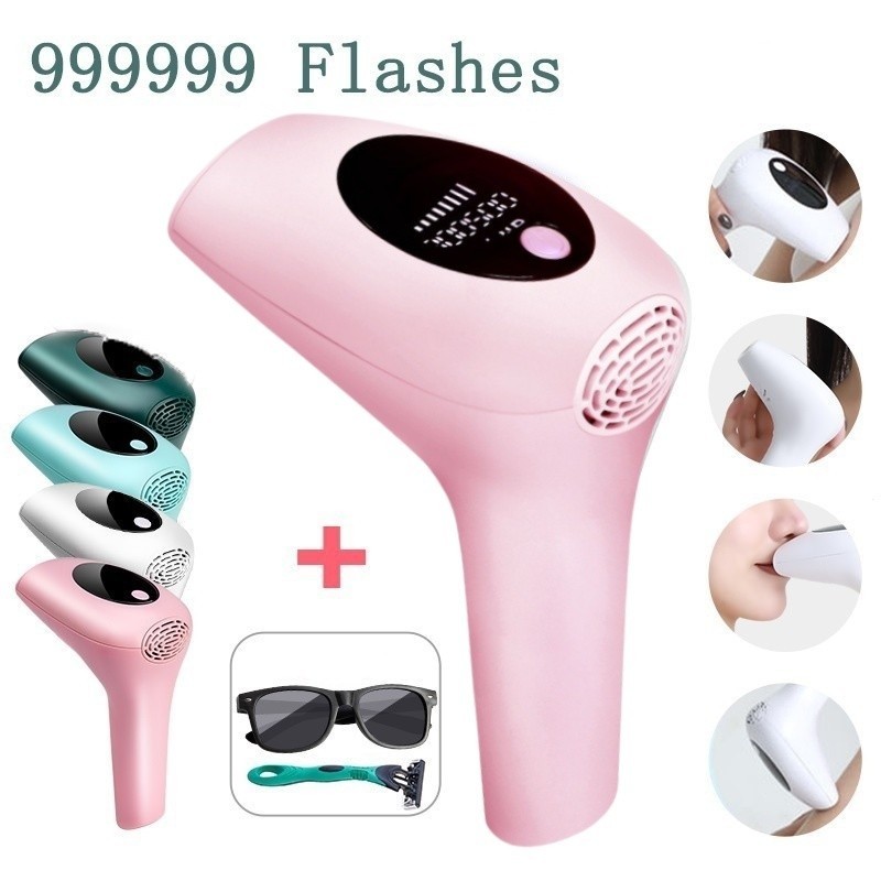 Depilador a Laser IPL Rosa A298 - Remoção de Pelos, Rejuvenescimento, Redução de Acne
