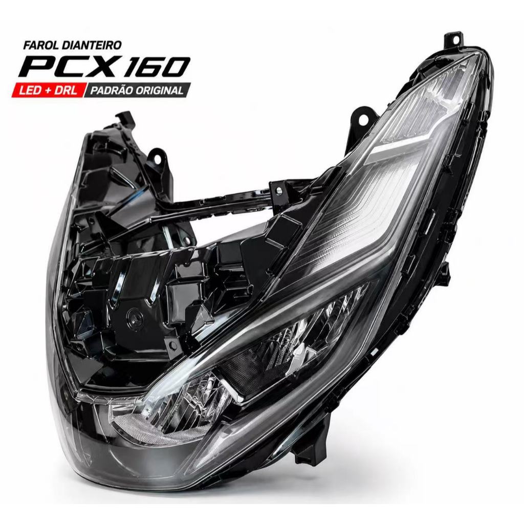 Farol Dianteiro Completo Honda PCX 160 2021/2022/2023/2024/2025/2026 STRD E DLX
