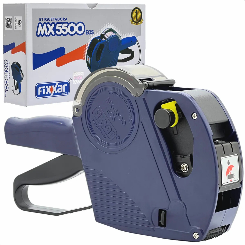 Etiquetadora Precificadora Preço Manual Fixxar Mx5500 8 Digitos