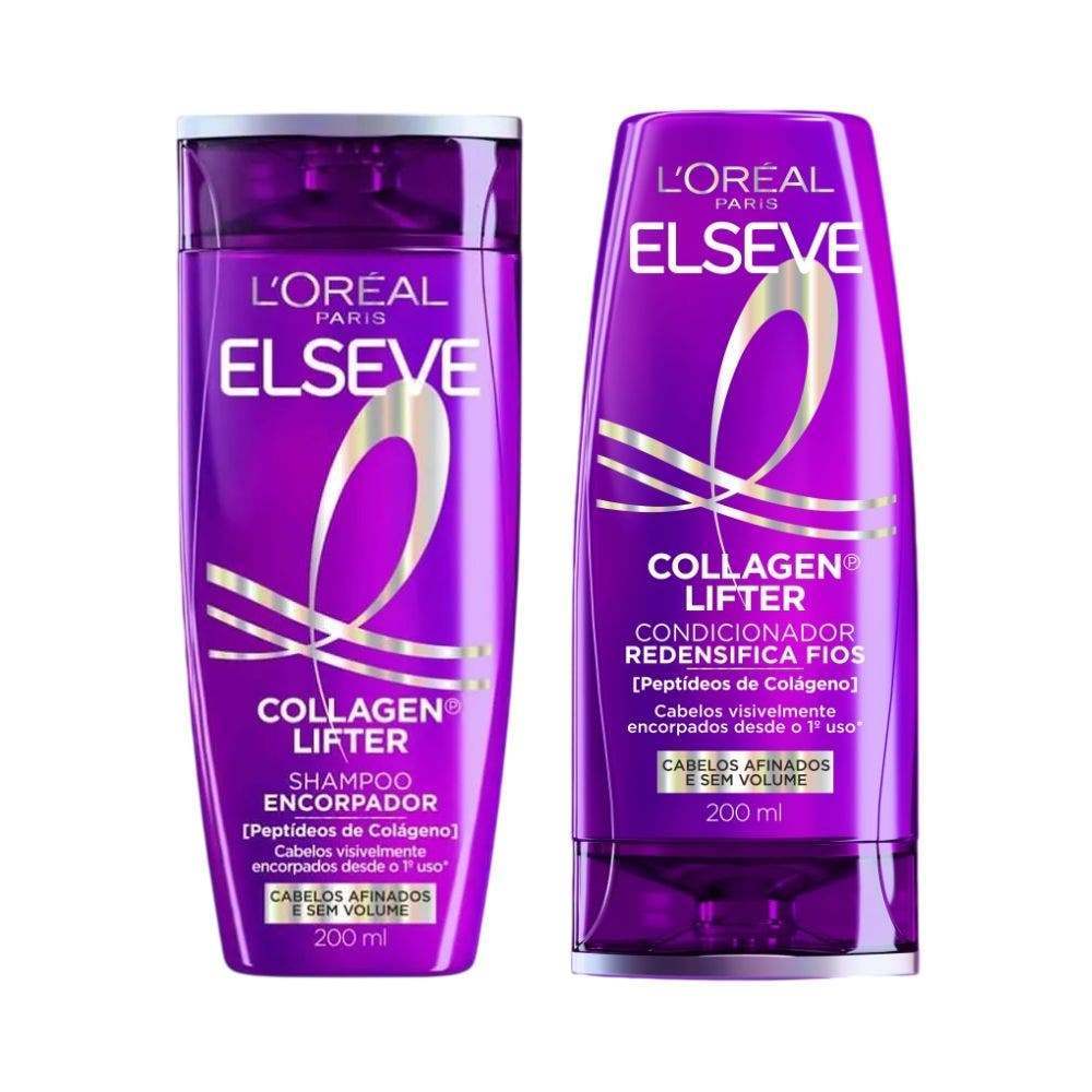 Kit Elseve Collagen Lifter Shampoo 200ml e Condicionador 200ml