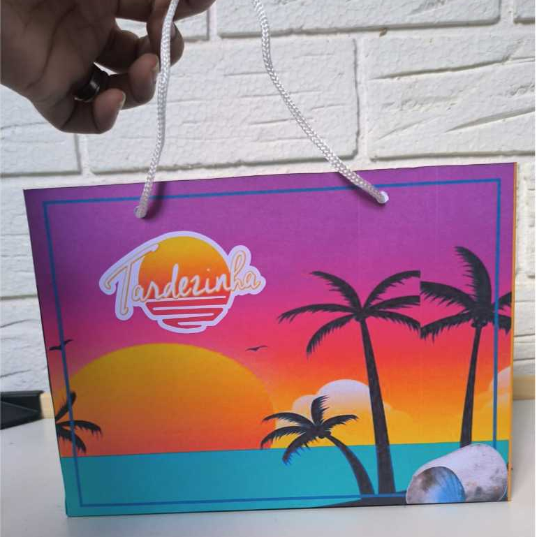 Sacola Personalizada Tardezinha PEGUE E MONTE  Decoração Lembrancinhas  Aniversário Festa Infantil