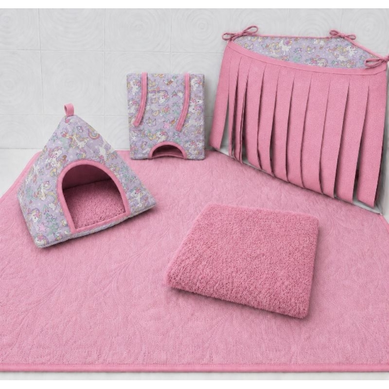Kit Enxoval Porquinho da índia 6 peças