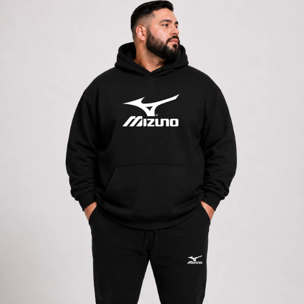 Conjunto Moletom Com Capuz e Bolso Calça Plus Size G1 AO G5 Masculino Lançamento