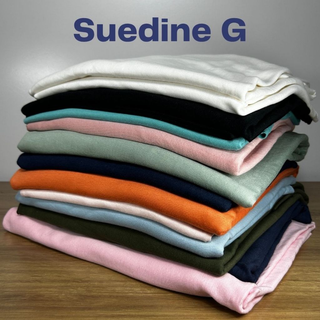 Pacote Retalhos Suedine G para Infantil, bebê, blusas - Cores Sortidas Peças grandes acima de 80cm 1kg rende 2,5m