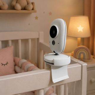 Suporte para Babá Eletrônica Berço Ajustável Fixação na Grade Compatível com Vários Modelos