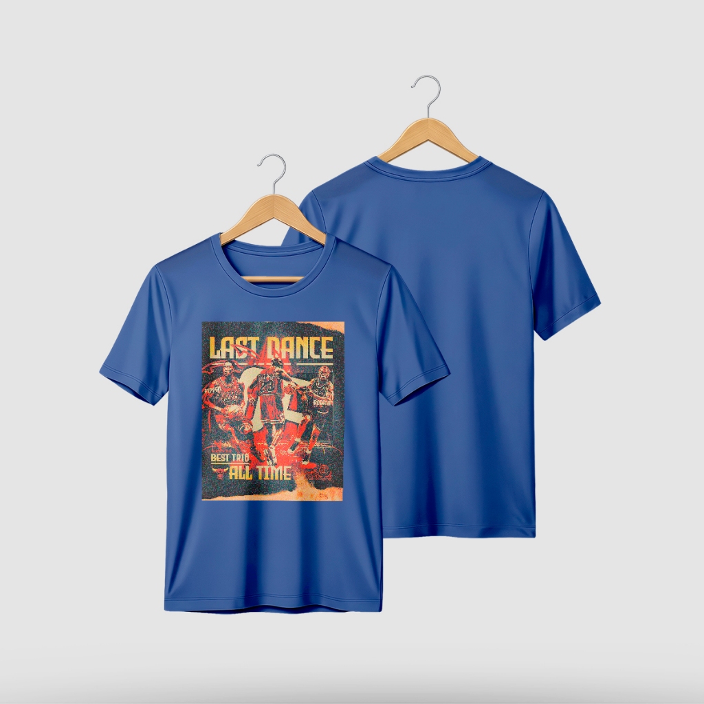 Camiseta T-shirt Last Dance Basquete Unissex 100%  Algodão Estampado Nova Coleção Feminino Masculino