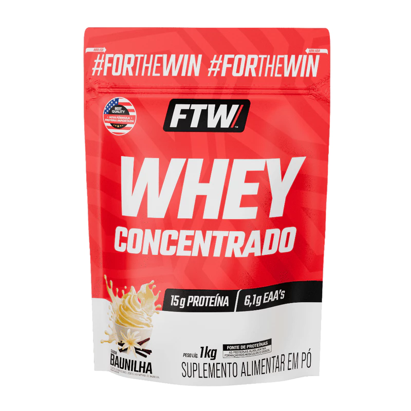 Whey Protein Concentrado FTW 1kg Refil — foto 2