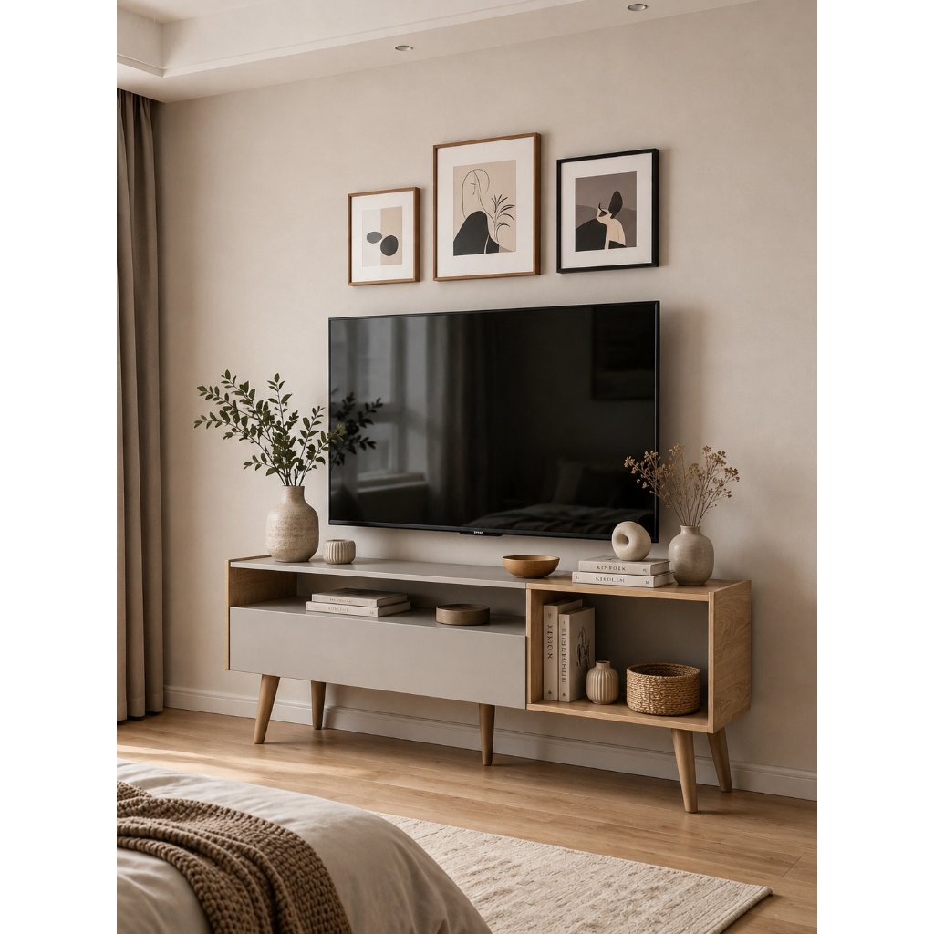 Rack Module Basculante 135cm TV até 55" ByHouse