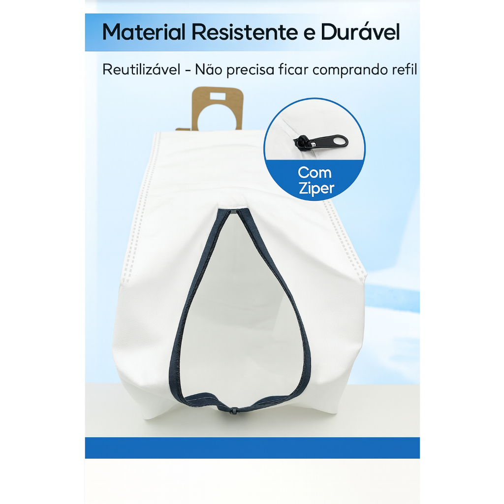 Saco Pó Refil Saco Coletor Reutilizável Xiaomi Robô Aspirador X10/ X20/ L10s/ S1