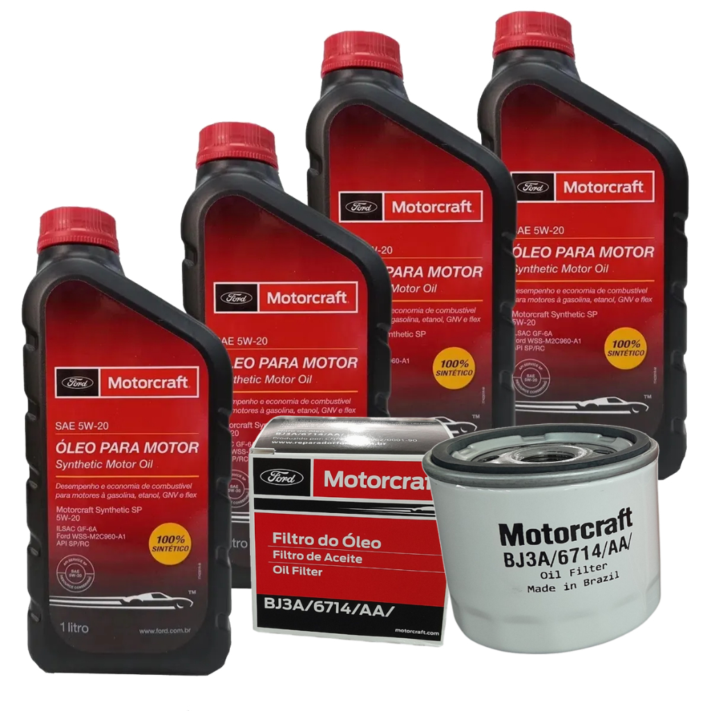 Kit Óleo 5w20 E Filtro Ka Ecosport Focus New Fiesta