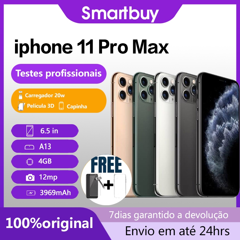 iPhone 11 Pro Max 64GB/256GB 100% Original Envio Imediato
